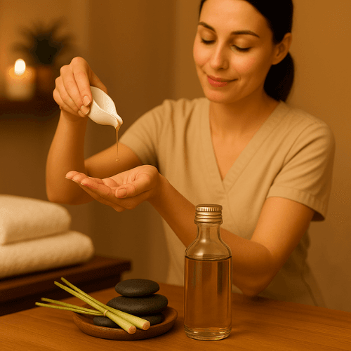 Lemongrass Infused Body Massage Oil Lemongrass Infused Body Massage Oil