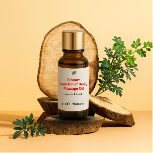 Camphor Oil Camphor-Infused Pain Relief Body Massage Oil for muscle fatigue and deep comfort