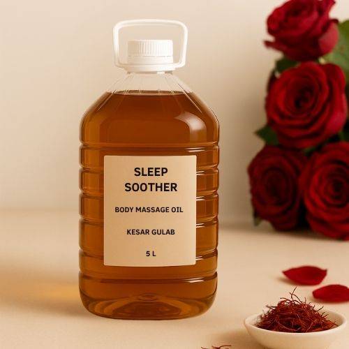 Kesar Gulab-infused oil for calming the mind and soothing the senses